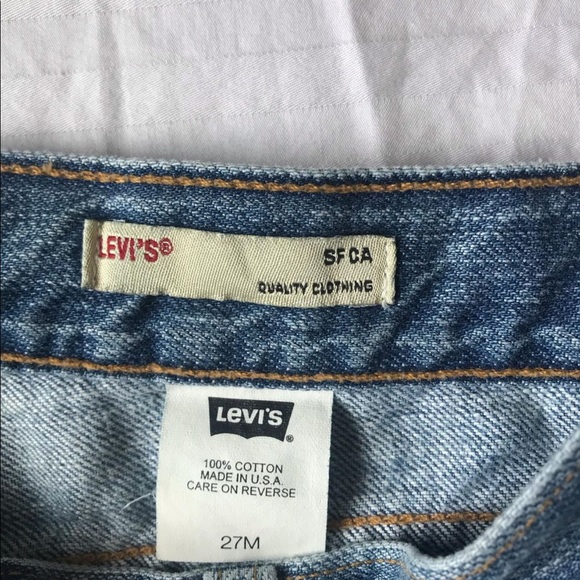 vintage light-medium wash levi’s - Picture 3 of 4